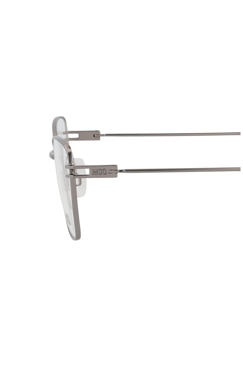 50mm Cat Eye Optical Glasses, Alternate, color, RUTHENIUM TRANSPARENT