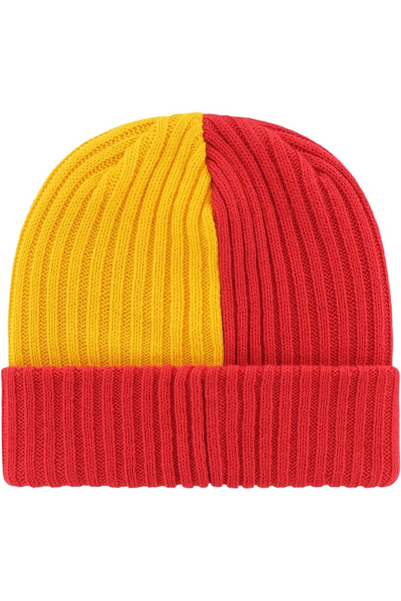 Men's '47 Red Kansas City Chiefs Fracture Cuffed Knit Hat, Alternate, color, Red