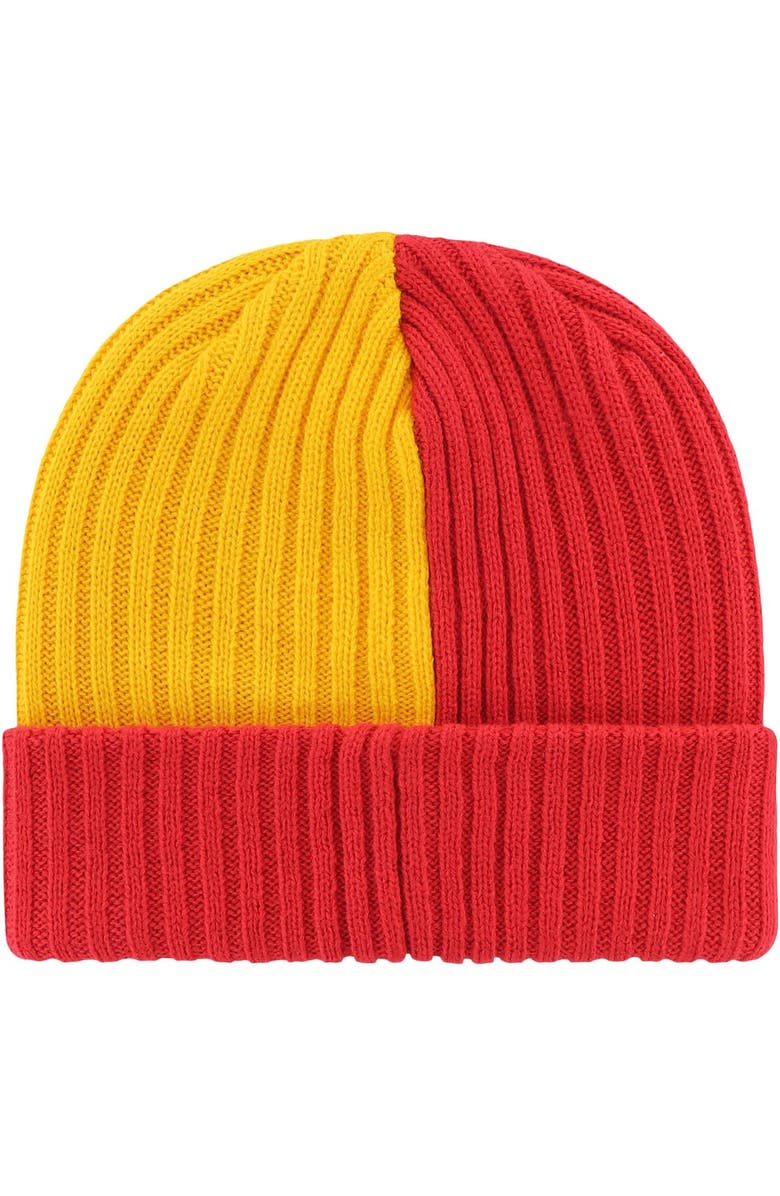 '47 Men's '47 Red Kansas City Chiefs Fracture Cuffed Knit Hat, Alternate, color,