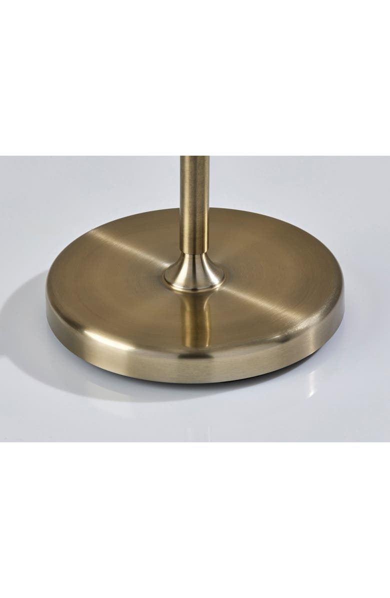 ADESSO LIGHTING Swirl Antiqued Brass Torchiere Floor Lamp, Alternate, color, Antique Brass