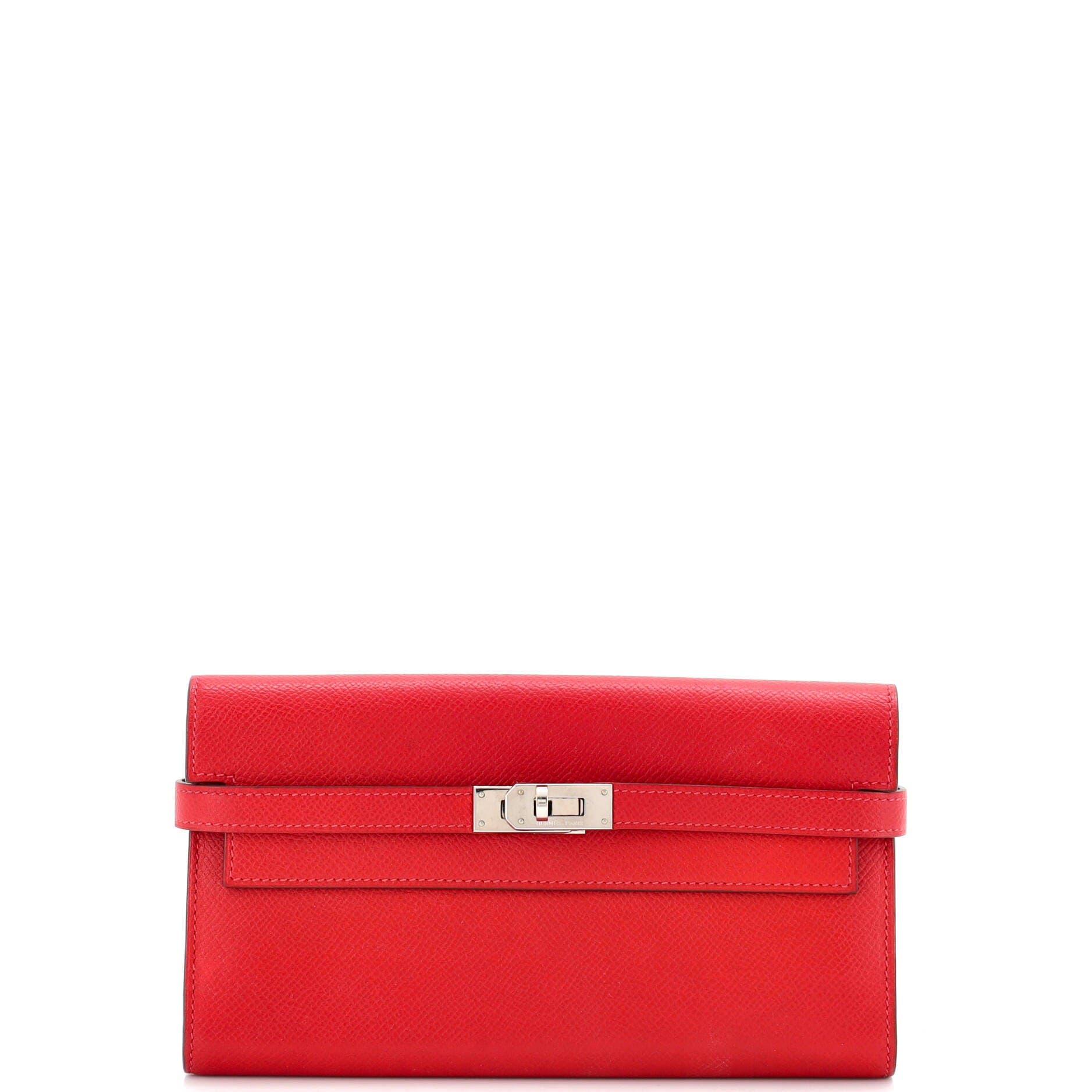 81034712 Kelly Wallet Epsom Long, Main, color, Rouge Vif