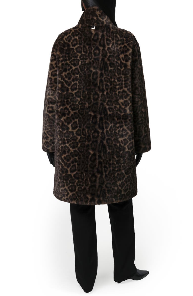 Apparis Blair Leopard Pluche<sup>™</sup> Faux Fur Coat, Alternate, color, Dark Leopard