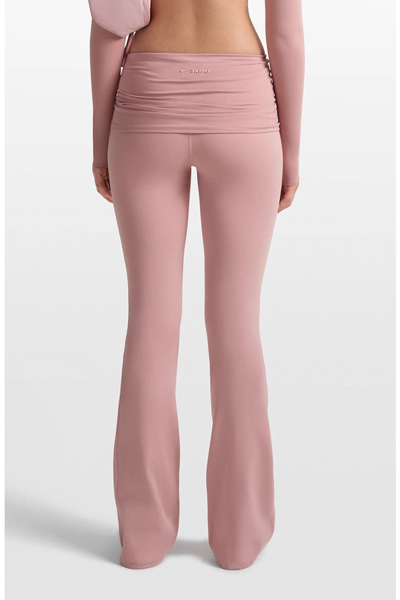 Matte Flared Foldover Waist Pants, Alternate, color, HIMALAYAN