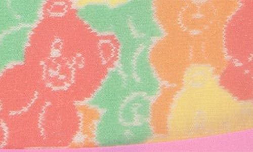 Doiy Jelly Bear 3d Crew Socks In Green
