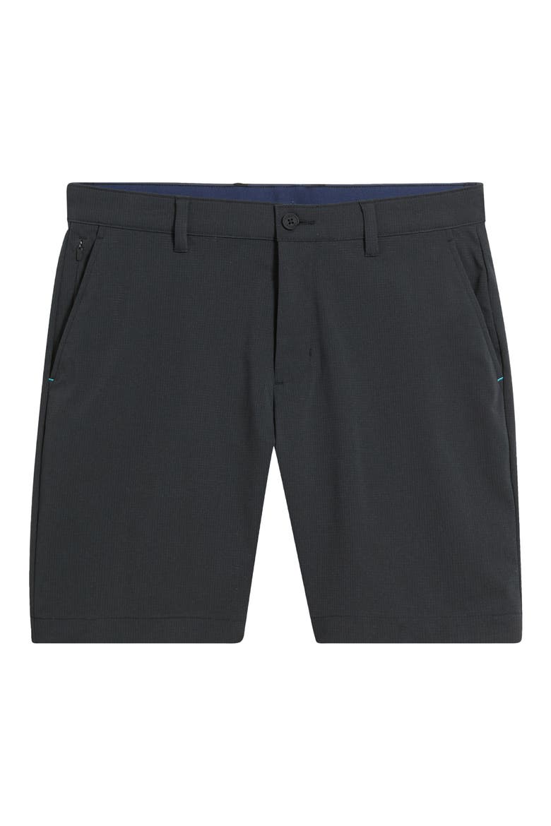 Bahama Coast Flat Front Shorts, Alternate, color, JET BLACK