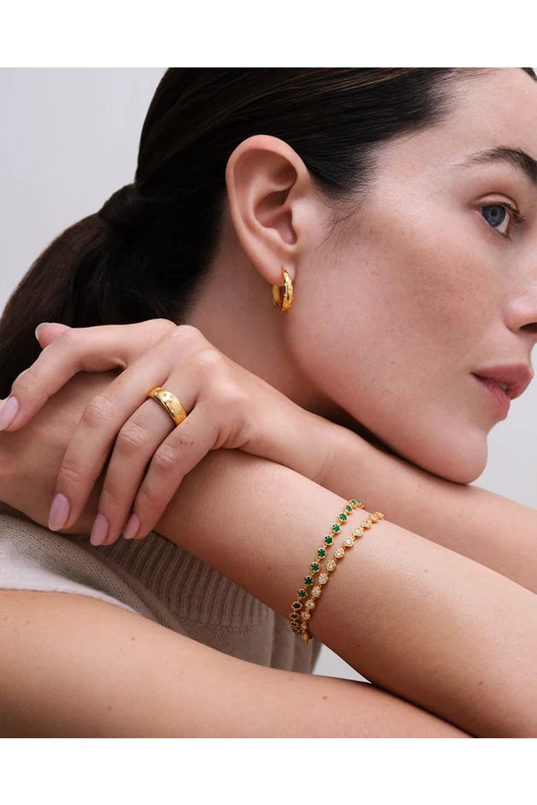 Gold Celestial Tiny Star Hoop Earrings, Alternate, color, Tiny Star