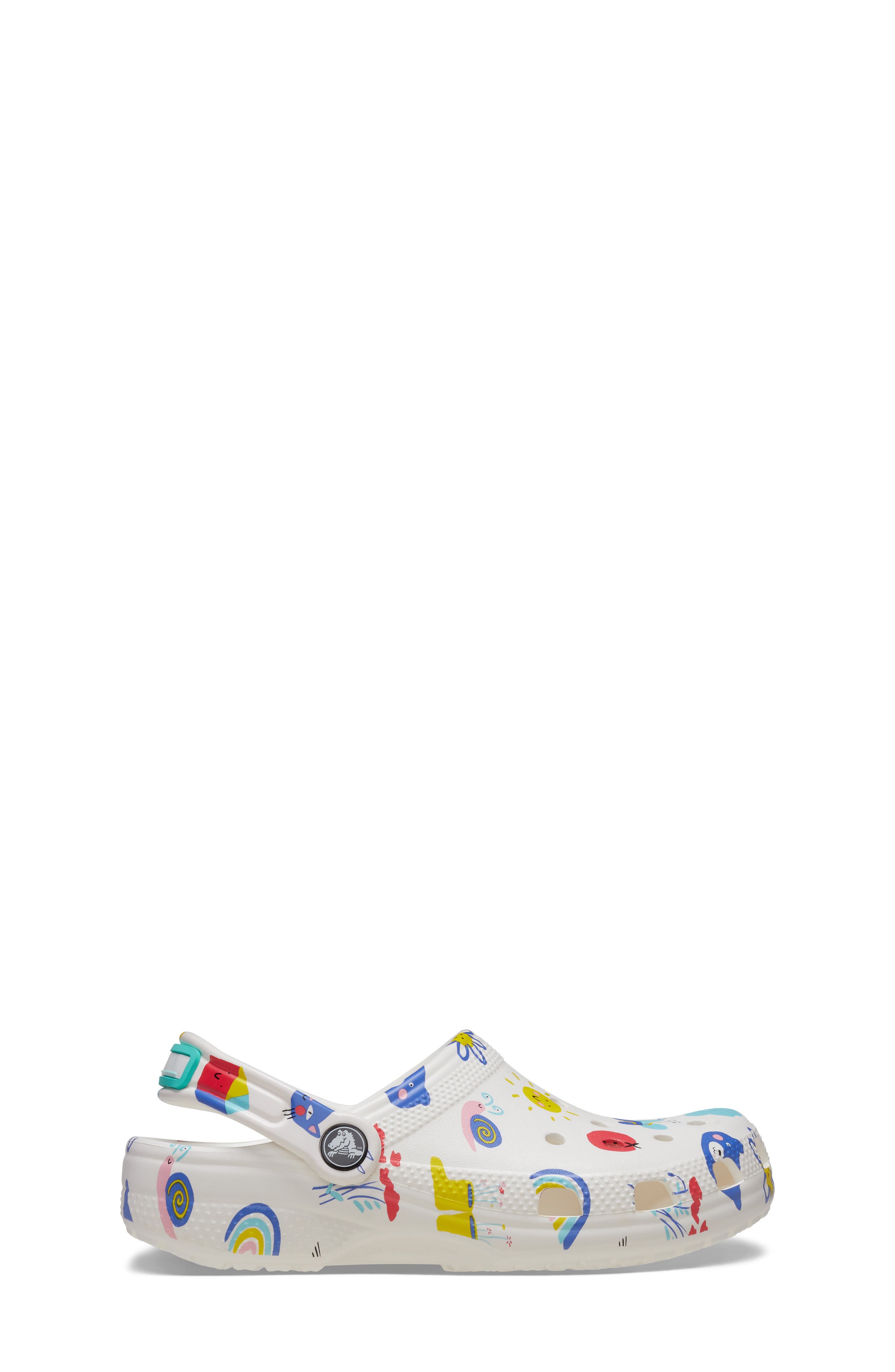 CROCS Kids' Classic Doodle Print Clog, Main, color, 