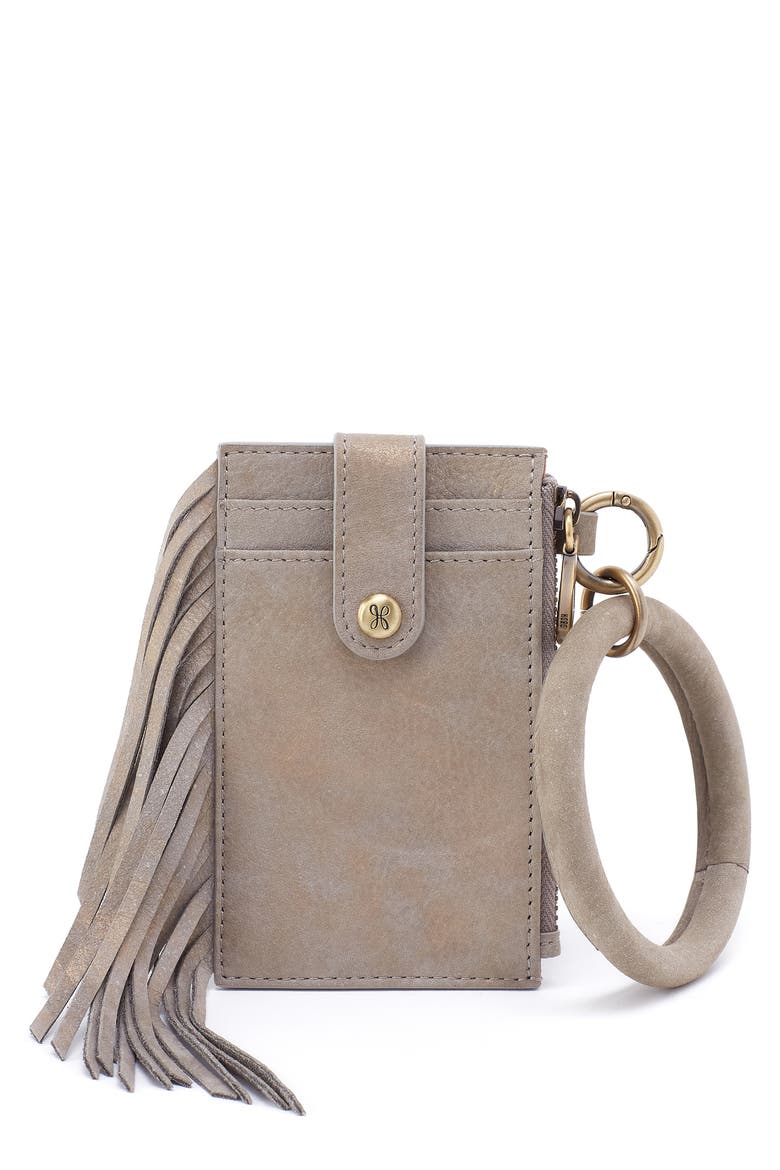 Ring Card Wristlet, Main, color, GOLDEN GRANITE