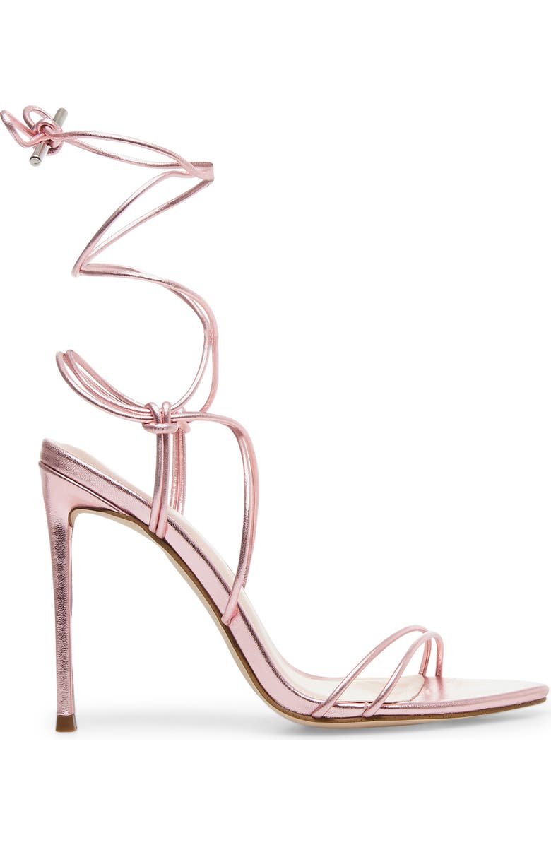 Steve Madden Winnie Harlow x Steve Madden Badgirl Ankle Wrap Stiletto Sandal, Alternate, color,