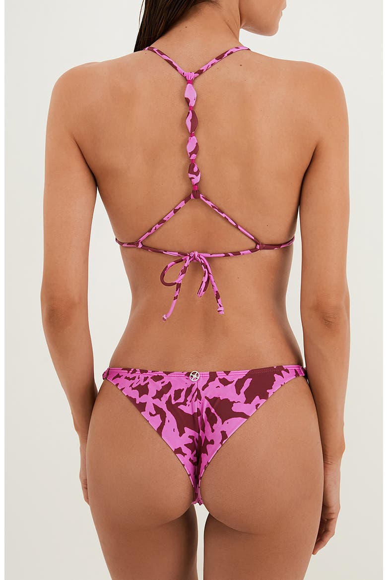 OC Ponche Alexa Knotted Bikini Bottoms, Alternate, color, PINK