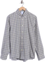 Brooks Brothers Regular Fit Glen Plaid Twill Button Down Shirt
