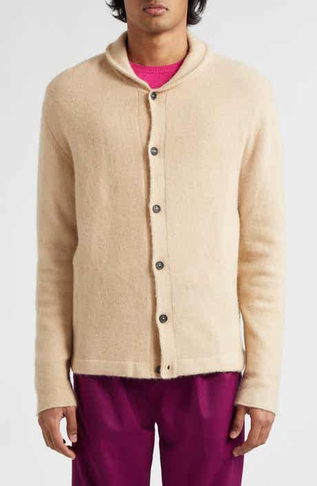 Massimo Alba Scoop Camel Blend Cardigan