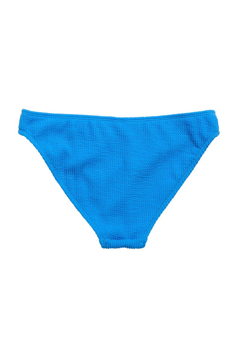 Women's Textured Bikini Bottom, Alternate, color, Marine Blue