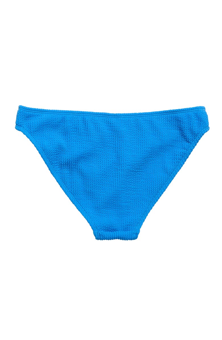 Snapper Rock Women's Textured Bikini Bottom, Alternate, color, Marine Blue