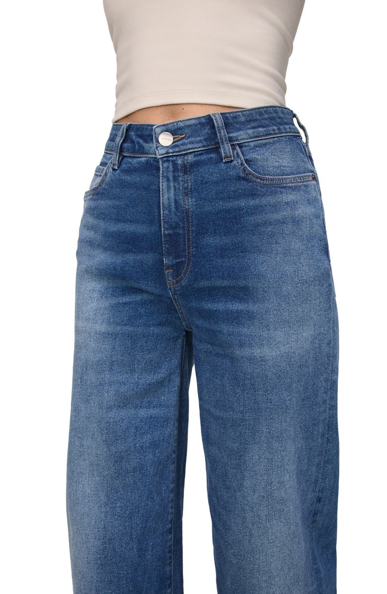 WARP+WEFT High Waist WIde Leg Jeans, Alternate, color,