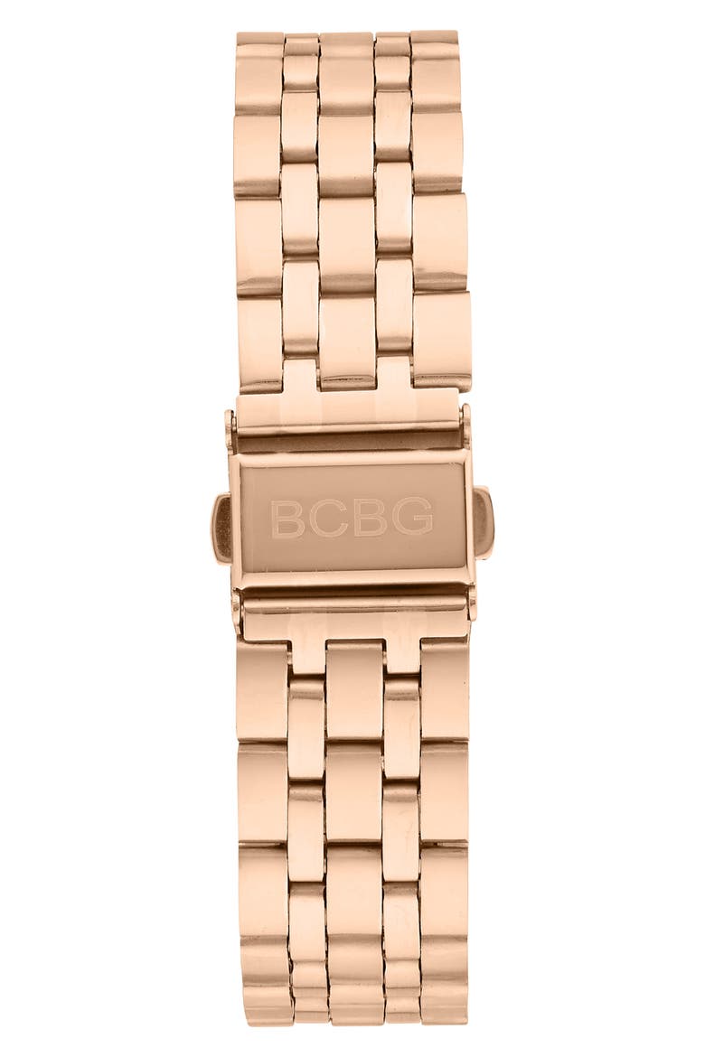 Modern Link Quartz Bracelet Watch, 34mm, Alternate, color, ROSE GOLD