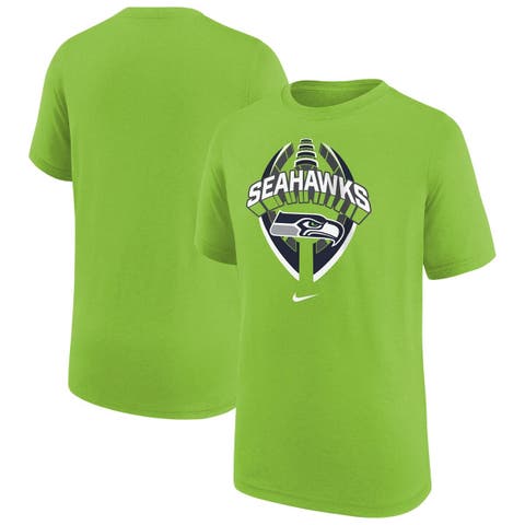 Youth Nike Neon Green Seattle Seahawks Icon Legend T-Shirt