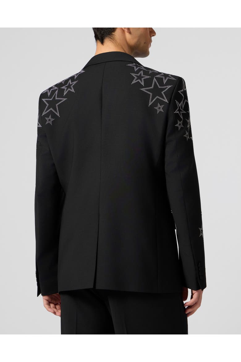 Blazer Gigolo Fit Stars Studs Men, Alternate, color, black