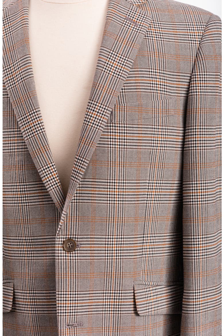 Plaid Sport Coat, Alternate, color, TAN