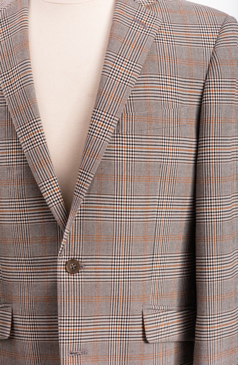 SAVILE ROW CO Plaid Sport Coat, Alternate, color, Tan