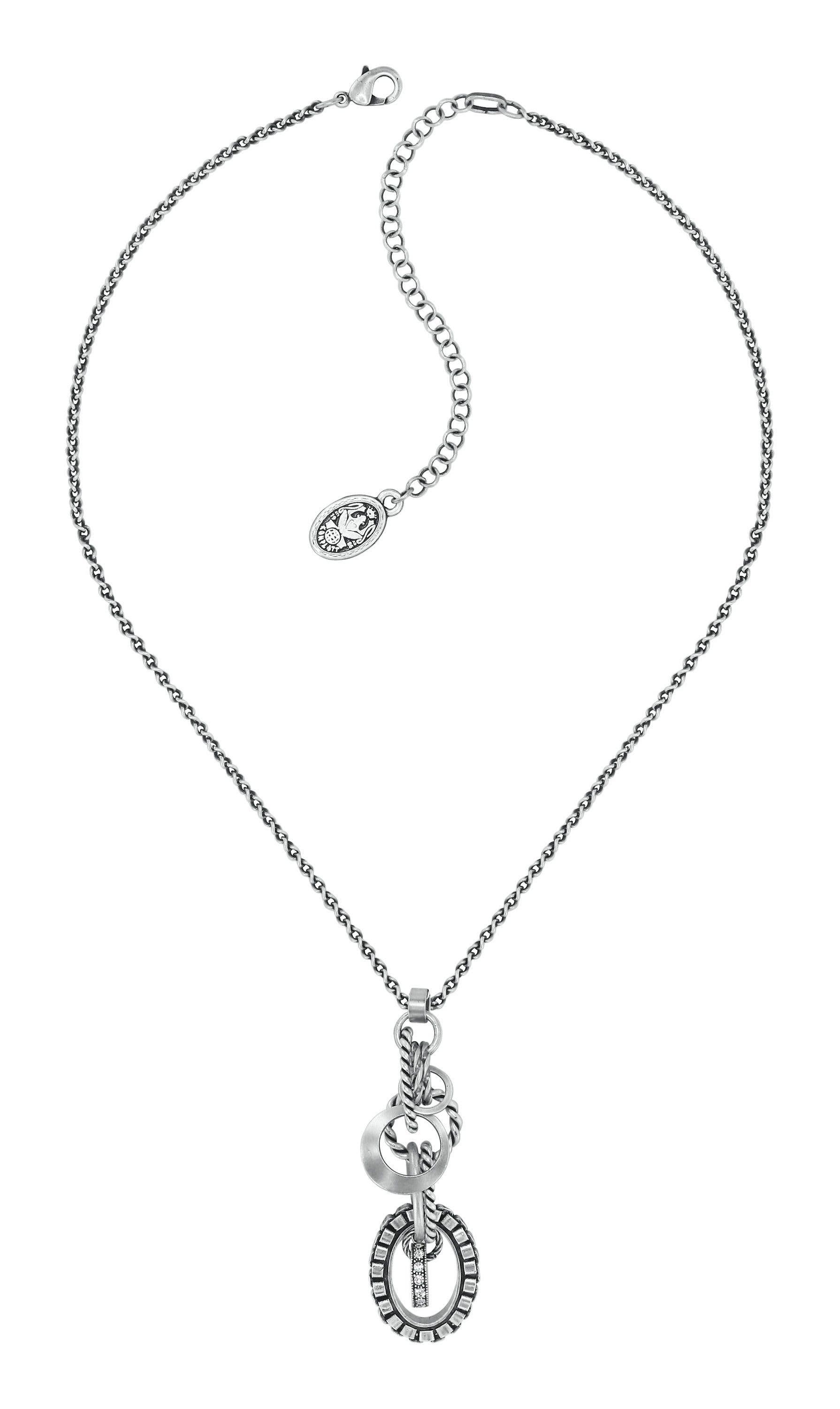 Konplott Rings & Rhythm Interlocking Ring Pendant Necklace (Women ...