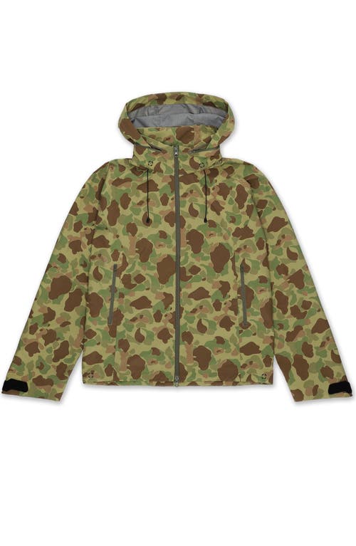 Fortela Walking Waterproof Nylon Jacket In Brown