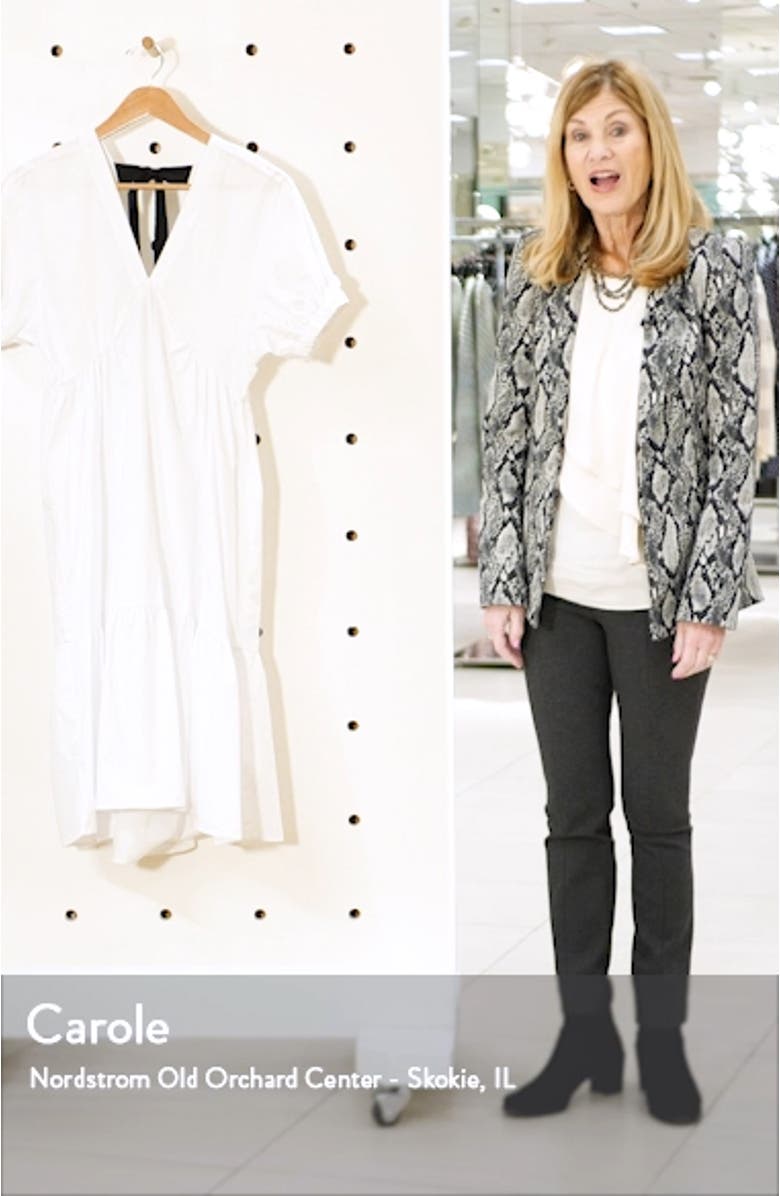 Poplin Bow Midi Dress, sales video thumbnail