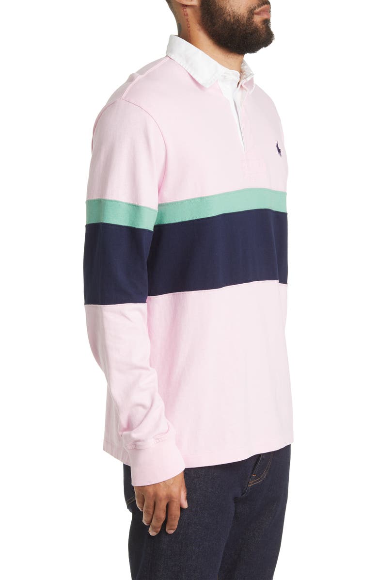 Polo Ralph Lauren Men's Classic Fit Stripe Long Sleeve Polo, Alternate, color, 
