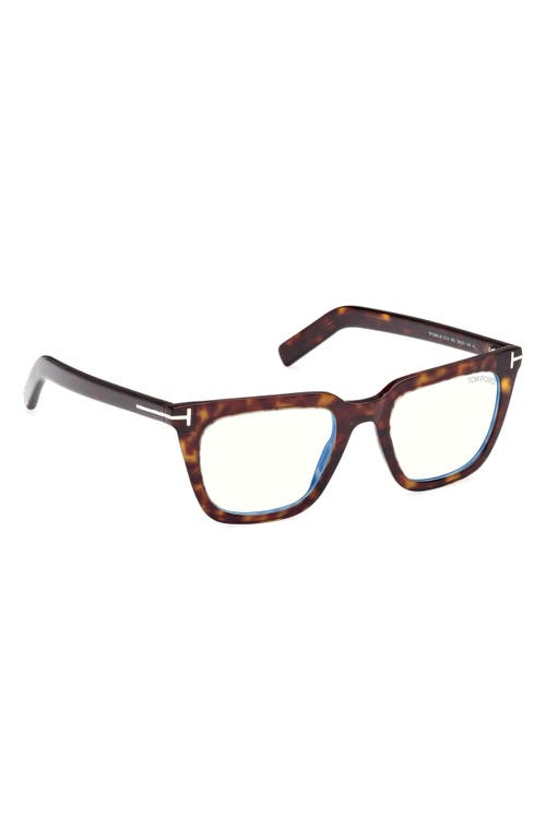 Tom Ford 50mm Square Blue Light Blocking Glasses