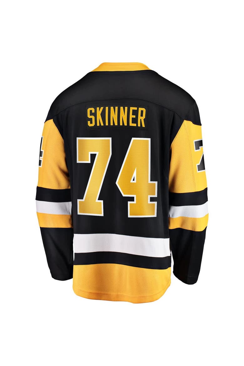 Men's Fanatics Stuart Skinner Black Pittsburgh Penguins Home Breakaway Jersey, Alternate, color, Black