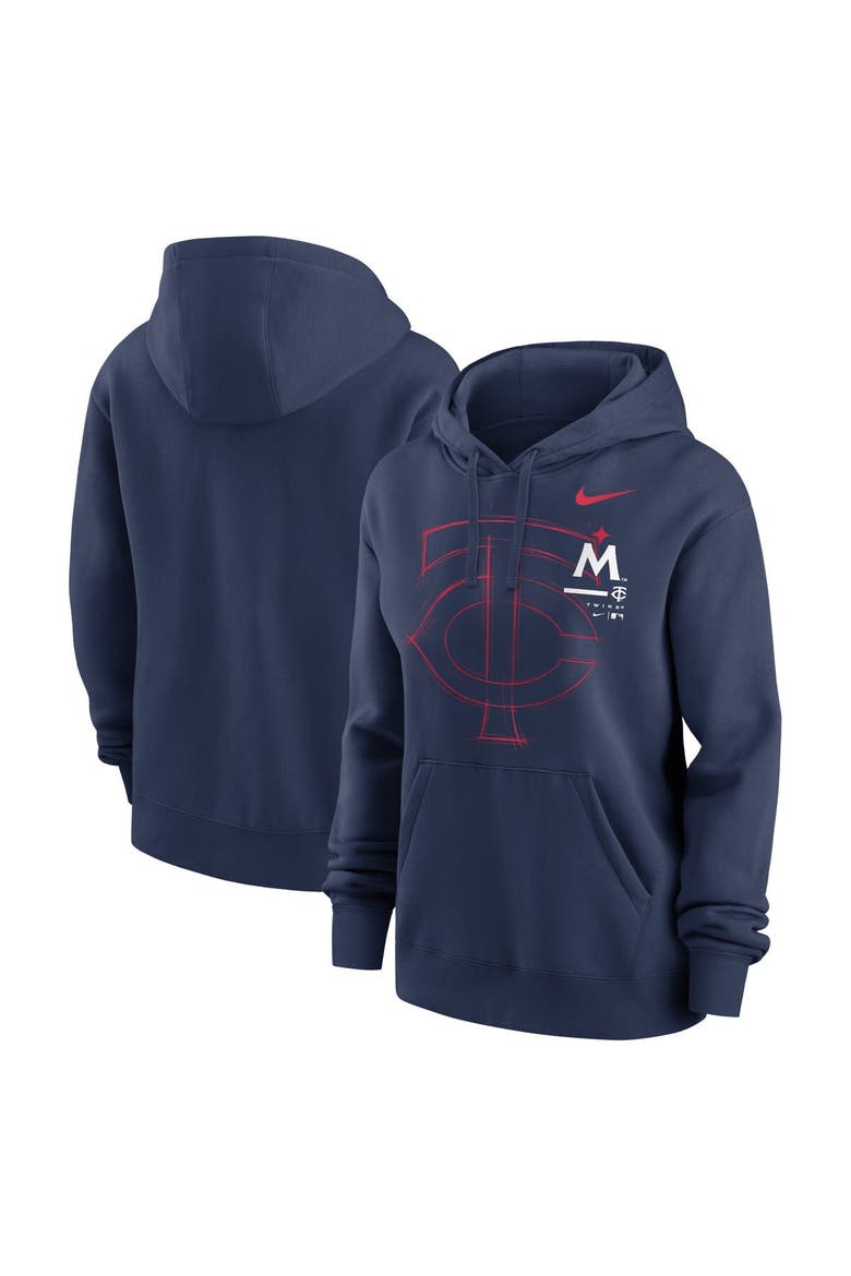 Women's Nike Navy Minnesota Twins Big Game Pullover Hoodie, Main, color, Navy