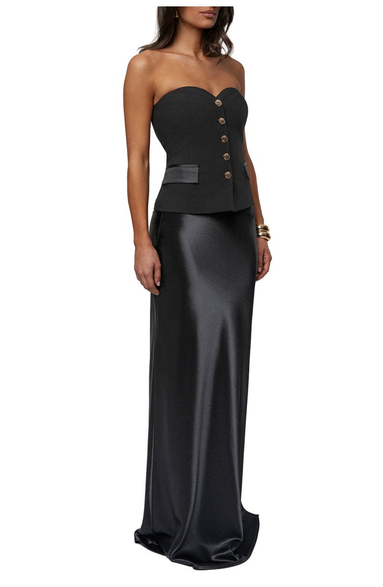 JLUXLABEL Button Front Vest, Alternate, color, Black