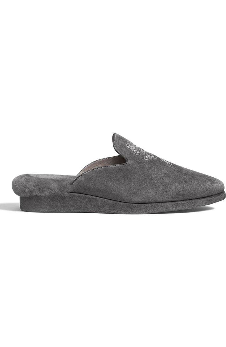 Togas Midaria Womens sheepskin slippers, Alternate, color, Grey