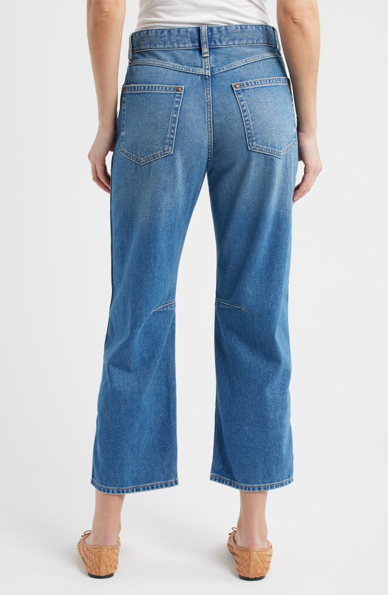 Madewell The Darted Barrel Leg Jeans, Alternate, color, Retro Bright Wash