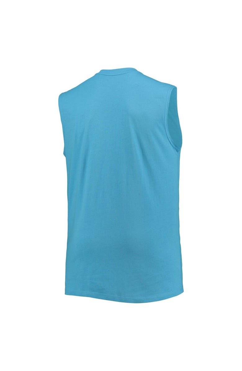PROFILE Men's Blue Carolina Panthers Big & Tall Muscle Tank Top, Alternate, color, 