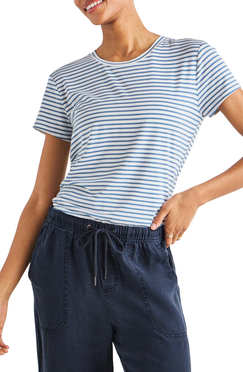Splendid Lulu Stripe T-Shirt, Main, color,