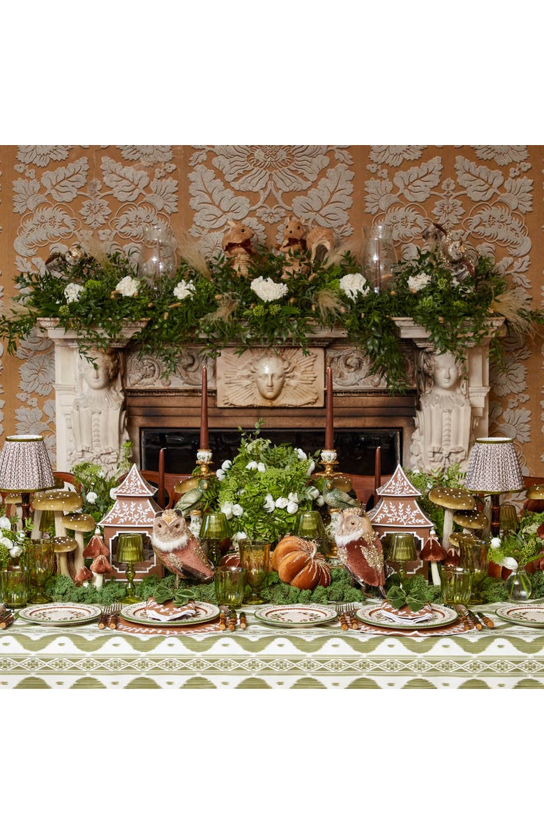 Mrs. Alice Lotus Lampshade, Alternate, color, Brown