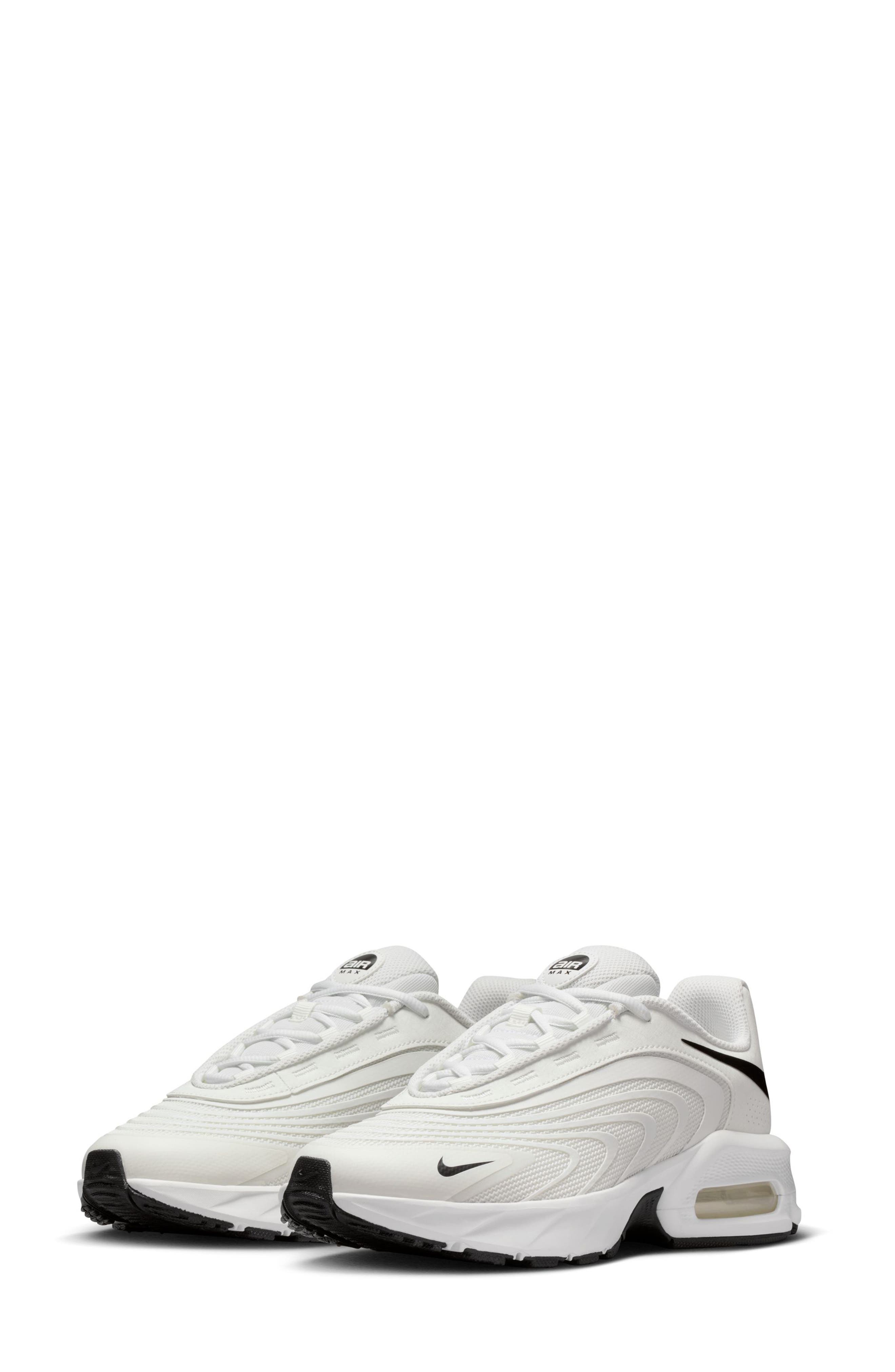Nike Air Max Fire Sneaker, Main, color, Summit White/ Black