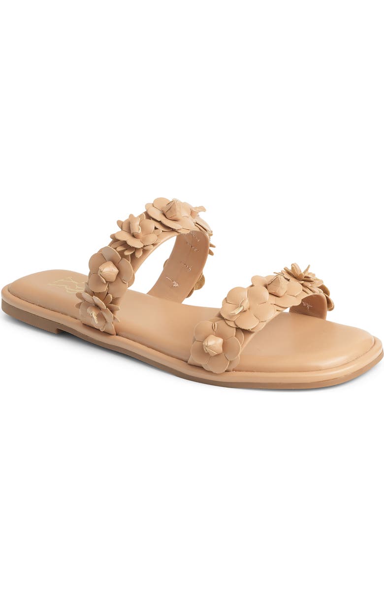 NEW YORK AND COMPANY Poppy Slide Sandal, Main, color, Beige