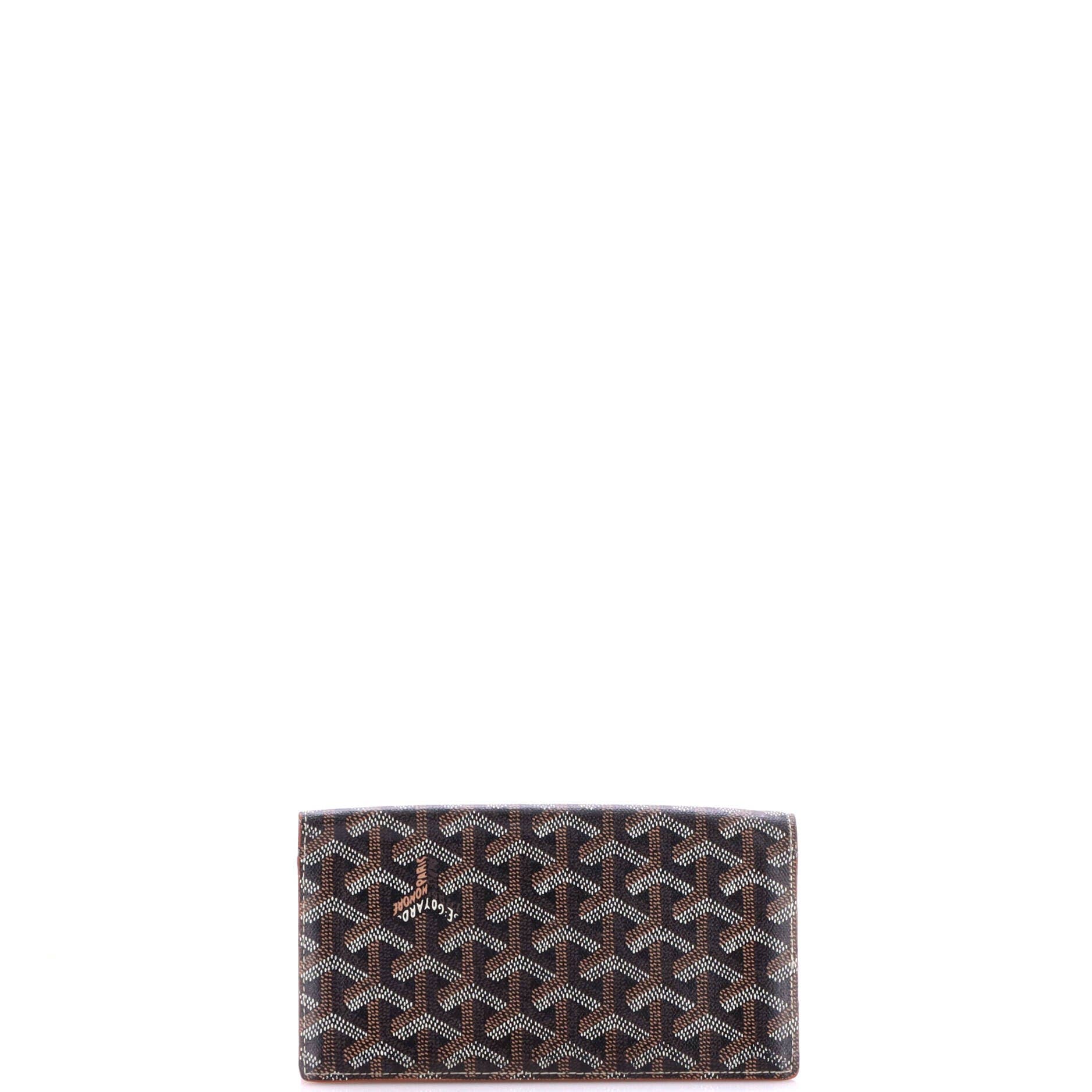 Saint Lambert Wallet Coated Canvas, Alternate, color, Black