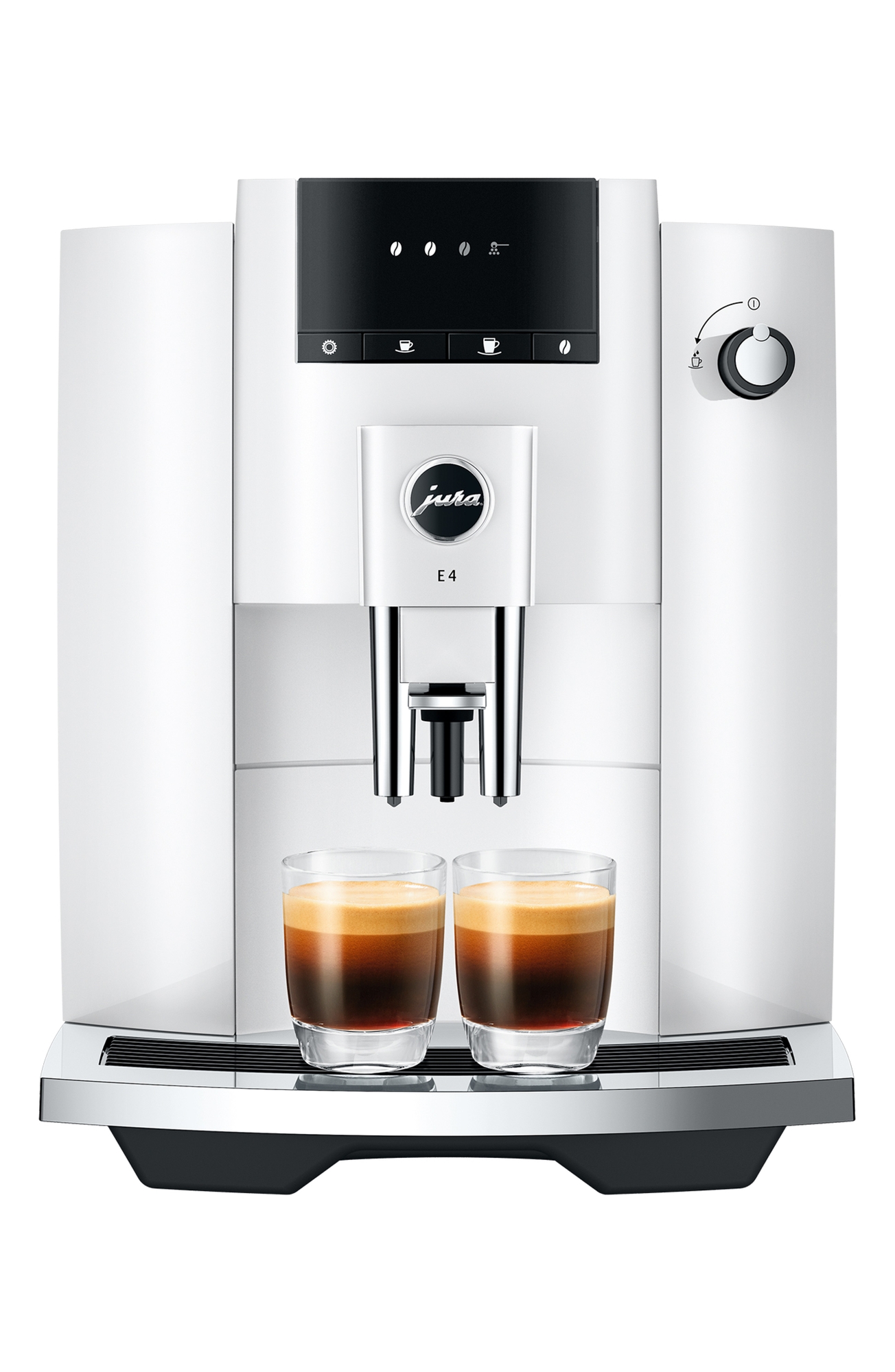 JURA E4 Automatic Coffee Machine - White