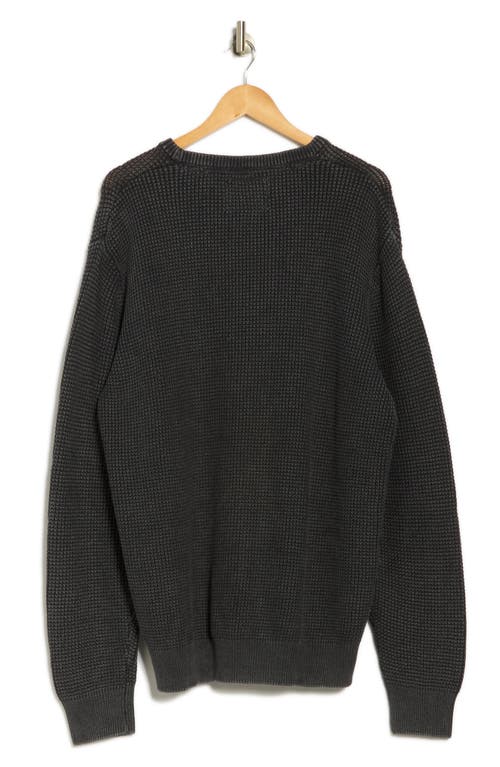 Weatherproof Vintage Stonewash Cotton Sweater In Black