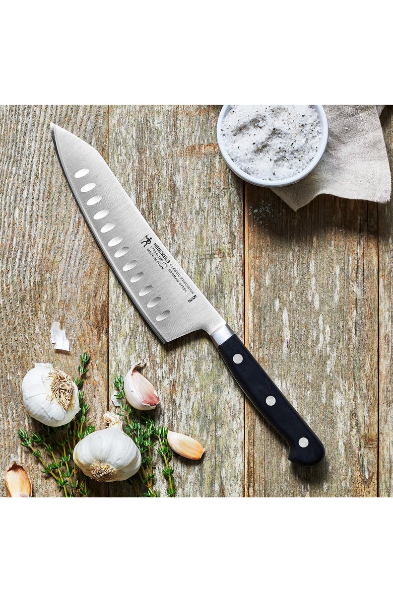 HENCKELS CUTLERY Classic Precision 7-Inch Santoku Knife, Alternate, color, Stainless Steel
