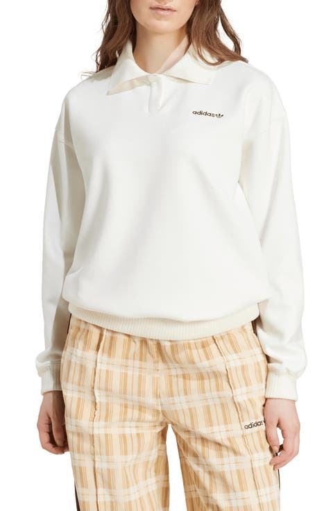 Oversize Faux Suede Sweatshirt