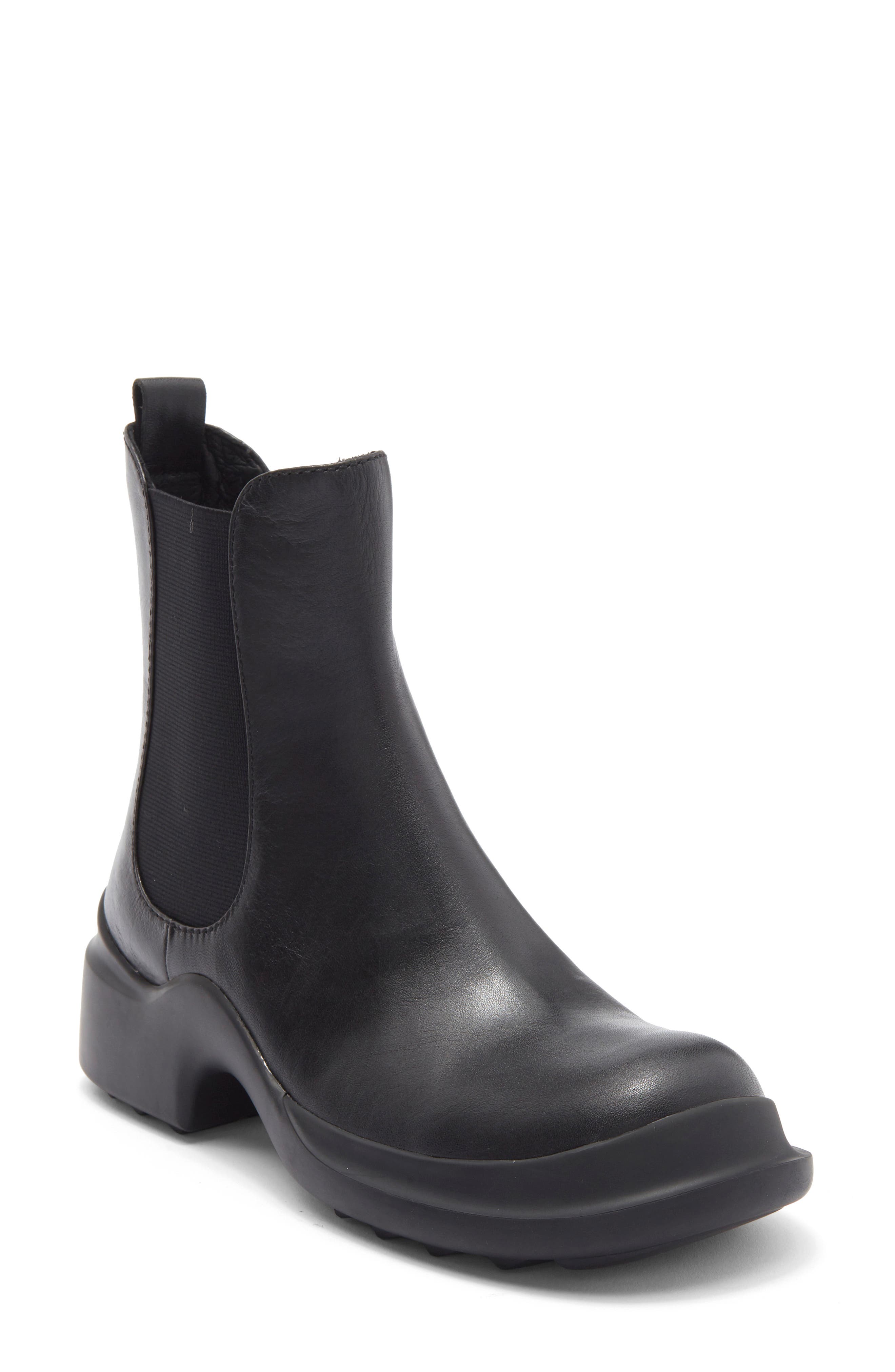 Jeffrey Campbell Avelina Chelsea Boot, Main, color, Black