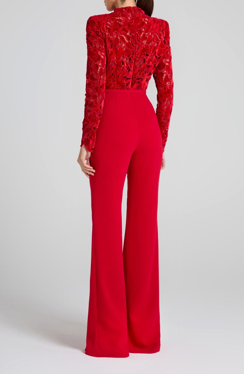 NADINE MERABI Eleanor Wide Leg Jumpsuit, Alternate, color, Red