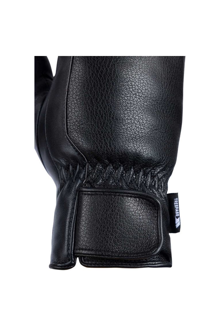 Fabiola Fleece Lined Logo Mittens, Alternate, color, Black