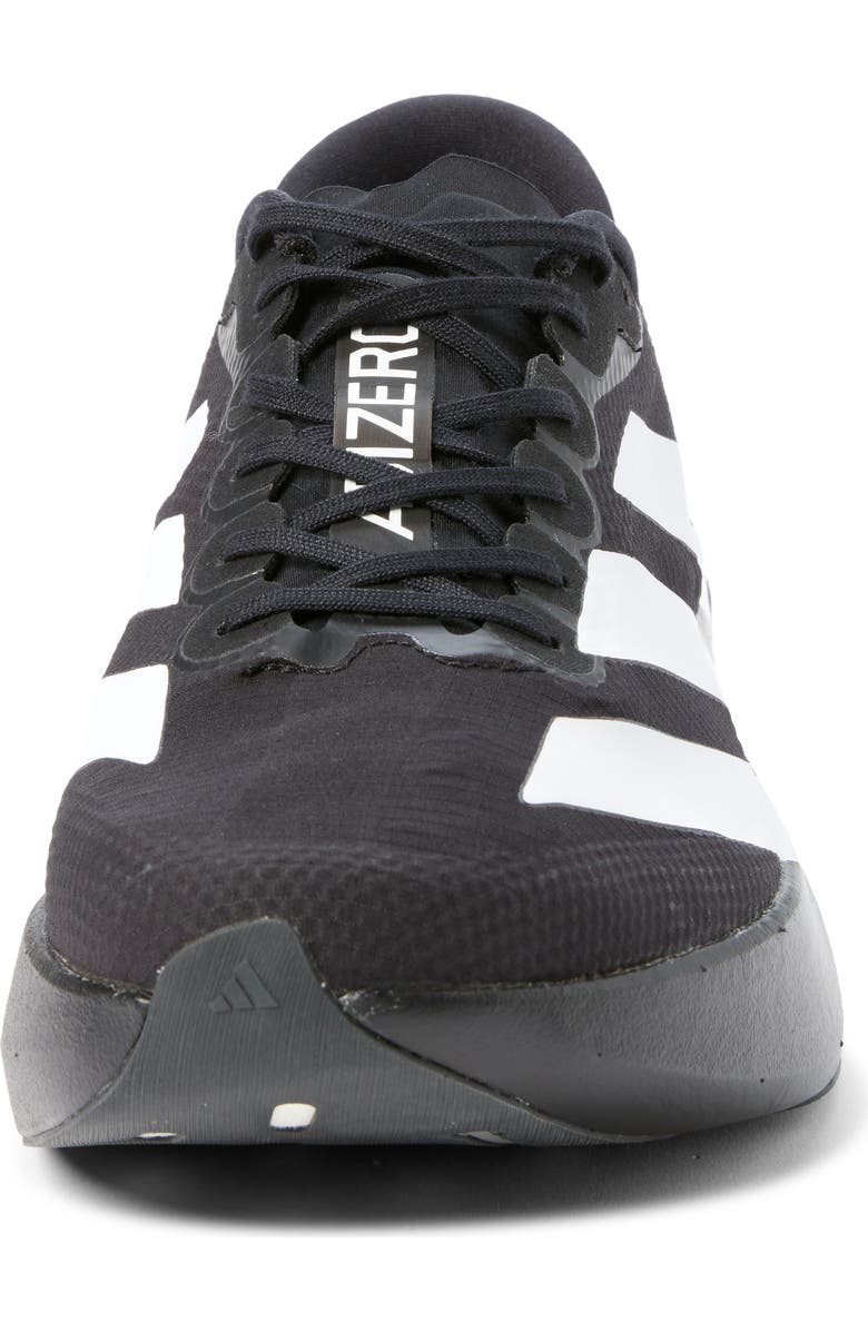 adidas Adizero Evo SL Running Shoe, Alternate, color, Core Black/ White/ Carbon