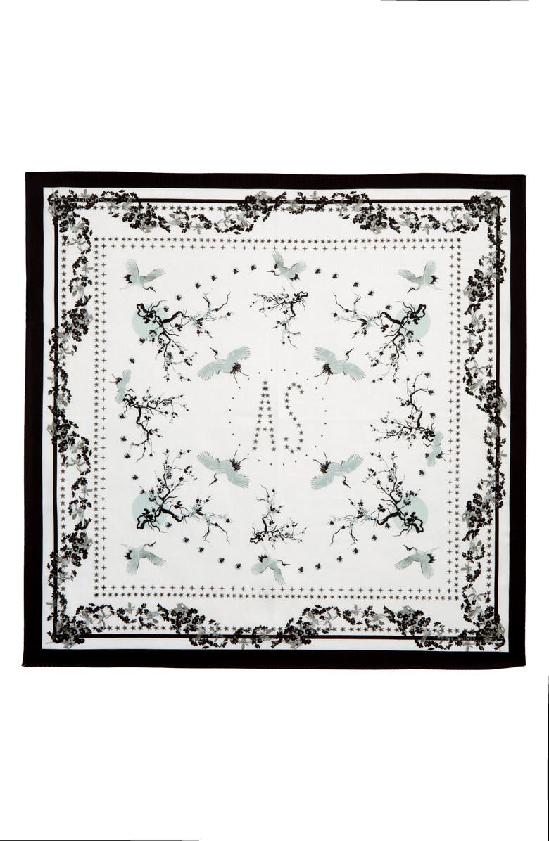 AllSaints Aurora Freya Silk Bandana, Main, color,