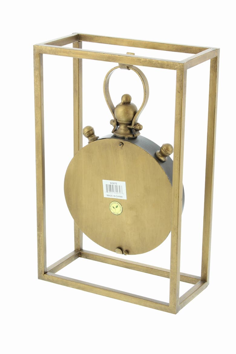 Bronze Metal Standing Stopwatch Clock, Alternate, color, BRONZE